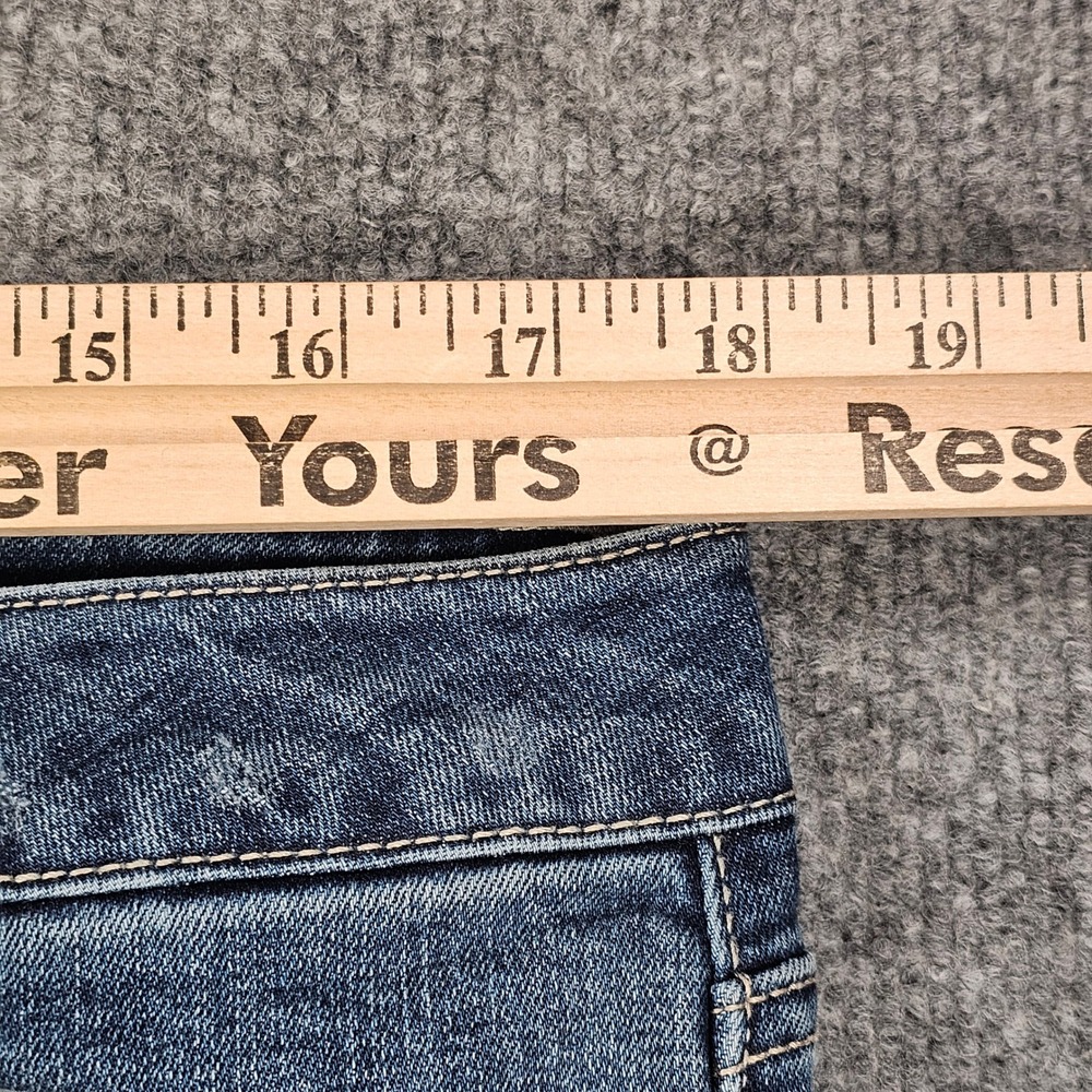 Wild Blue Sadie Robertson Distressed Skinny Legging Jeans Women 13 Medium Wash - Picture 11 of 14